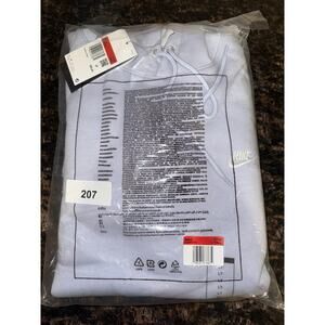 Nike Sportswear Club Fleece Hoodie ghost/ghost white Sz Large NWT